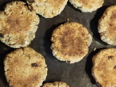 Avižiniai sausainiai keptuvėje Žingsnis 12