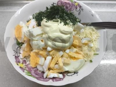 Salotos su tunu ir kukurūzais Žingsnis 6