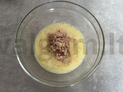 Kiaušiniai su tunu Žingsnis 2