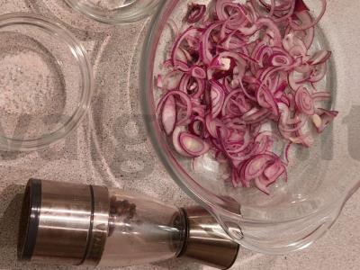 Silkės padažas prie keptų bulvių Žingsnis 1