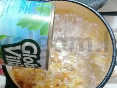 Vegetariškas sriuba su baltais konservuotais pupelėmis Žingsnis 5