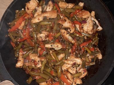 Kalakutiena su pupelėmis Žingsnis 4