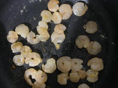 Grietinėlės makaronai su krevetėmis ir alyvuogėmis Žingsnis 5