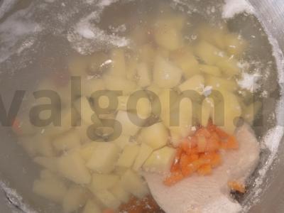 Grybų sriuba su kiaušinių makaronais Žingsnis 5