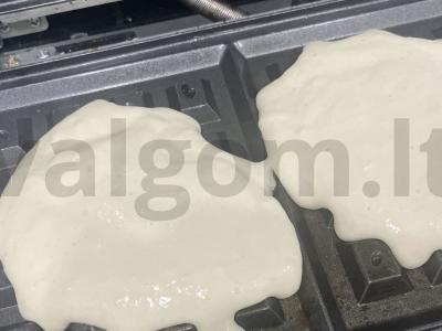 Vieniški vafliai „Vaisiniai“ su vanilinu Žingsnis 6