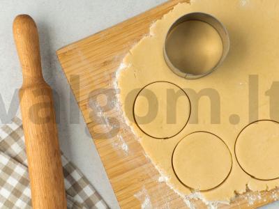 Pavasariniai sausainiai su gėlėmis Žingsnis 3