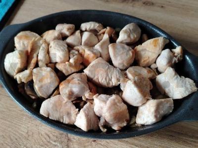 Indėnų troškinys su daržovėmis ir grybais Žingsnis 6