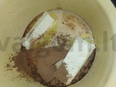 Pyragas su žemės riešutais „Bulvė“ Žingsnis 2