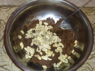 Pyragas su žemės riešutais „Bulvė“ Žingsnis 5