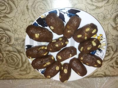 Pyragas su žemės riešutais „Bulvė“ Žingsnis 6