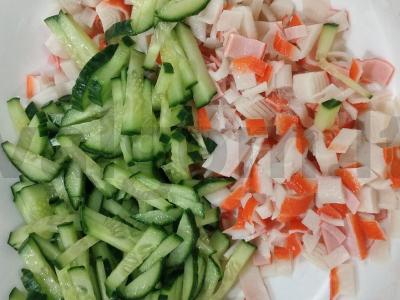 Puikus salotas su jūros kopūstais ir kukurūzais Žingsnis 2