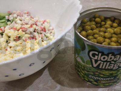 Puikus salotas su jūros kopūstais ir kukurūzais Žingsnis 4