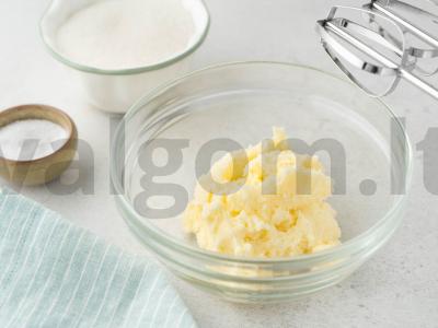 Pistacijų sausainiai Žingsnis 1