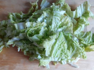 Salotas „Pavasario kalnas“ Žingsnis 1