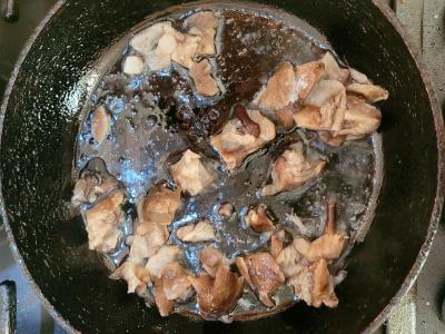 Sultingas omletas su grybais ir daržovėmis kaimišku stiliumi Žingsnis 1