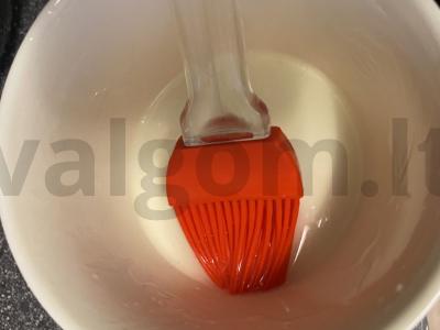 Kukurūzų miltų šarlotė Žingsnis 3