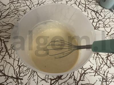 Švelnūs blynai be laktozės Žingsnis 3