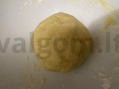 Sausainiai „Riešutai“ Žingsnis 4