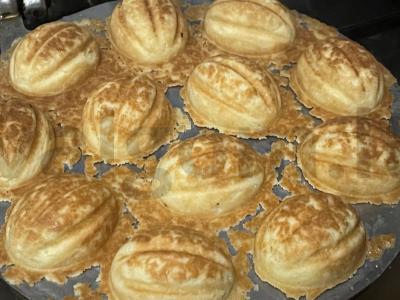 Sausainiai „Riešutai“ Žingsnis 5