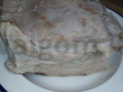 Virta kiaulienos krūtinėlė su česnaku ir chmeli-suneli Žingsnis 5