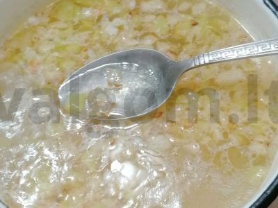 Pupelių sriuba Žingsnis 5