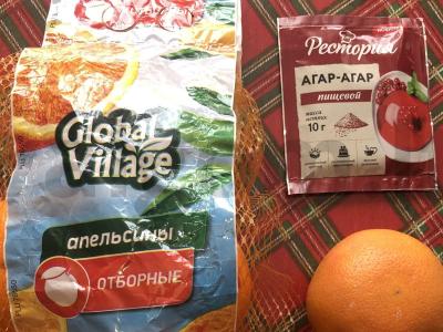 Desertas „Citrusiniai skilteliai“ Žingsnis 1