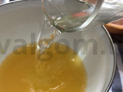 Desertas „Citrusiniai skilteliai“ Žingsnis 7