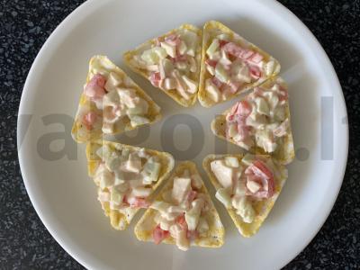 Sultingas užkandis ant grūdų traškučių Žingsnis 4