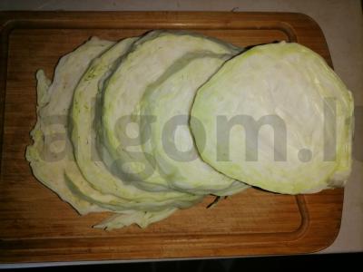 Kopūstų steikai Žingsnis 1