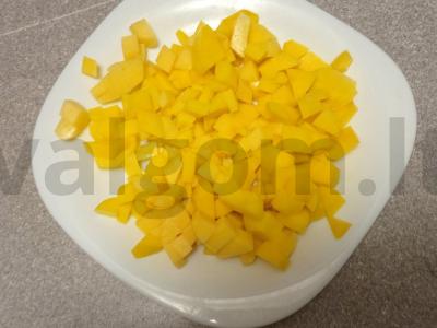 Sriuba su sūrio kukuliais Žingsnis 1