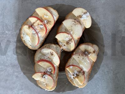 Sumuštiniai su obuoliu ir maasdamo sūriu Žingsnis 3