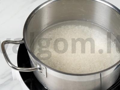 Onigiri su tunu Žingsnis 1