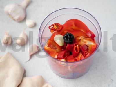 Baklažanai su granatais Žingsnis 3