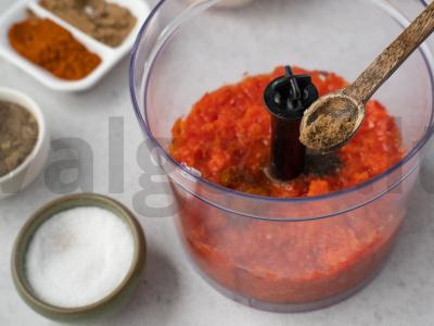 Baklažanai su granatais Žingsnis 4