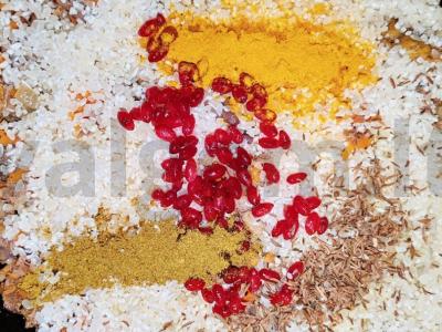 Ryžiai su troškiniu ir barbaru pietums Žingsnis 5