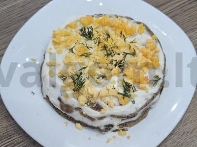 Kiaulienos kepenų užkandžių tortas pagrindine nuotrauka