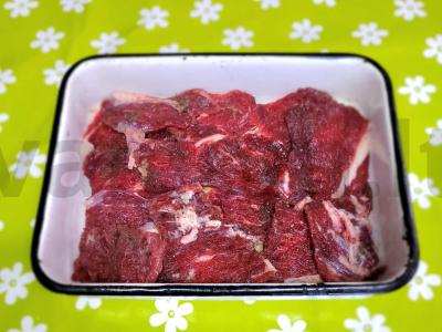 Sultinga jautiena su bulvėmis po sūrio apvalkalu Žingsnis 4