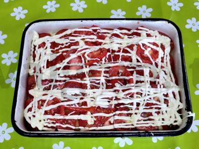 Sultinga jautiena su bulvėmis po sūrio apvalkalu Žingsnis 8