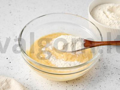 Sausainių žiedai su žemės riešutais Žingsnis 2