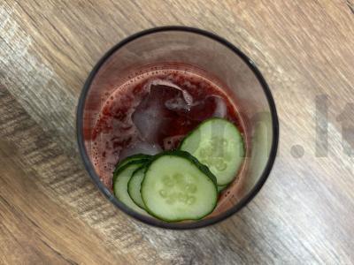 Braškinių ir agurkų limonadas Žingsnis 3