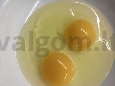 Varškės-avižų omletas Žingsnis 1