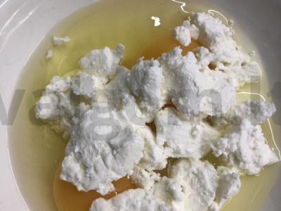 Varškės-avižų omletas Žingsnis 2