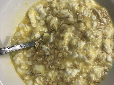 Varškės-avižų omletas Žingsnis 4