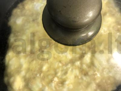 Varškės-avižų omletas Žingsnis 6