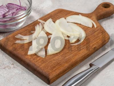 Salotos su pupelėmis ir kopūstais Žingsnis 1