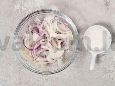 Salotos su pupelėmis ir kopūstais Žingsnis 2