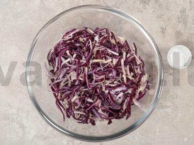 Salotos su pupelėmis ir kopūstais Žingsnis 5