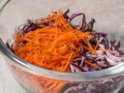 Salotos su pupelėmis ir kopūstais Žingsnis 7