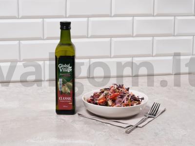 Salotos su pupelėmis ir kopūstais pagrindine nuotrauka