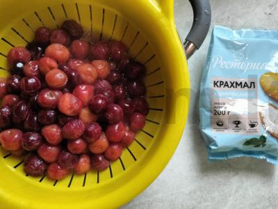 Skanus kisielius iš šaldytų vyšnių ir trešnių Žingsnis 2